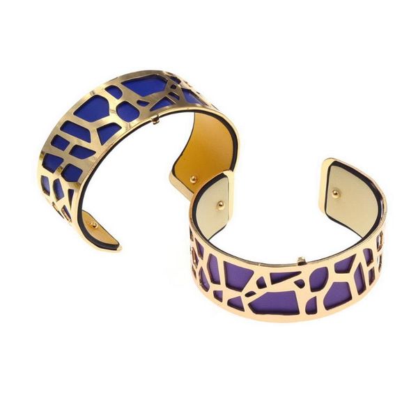 

bangle 25mm multi colors pu interchangeable leather kc gold dore cuff metal large bracelet fashion ladies women bohemia bangles jewelry, Black