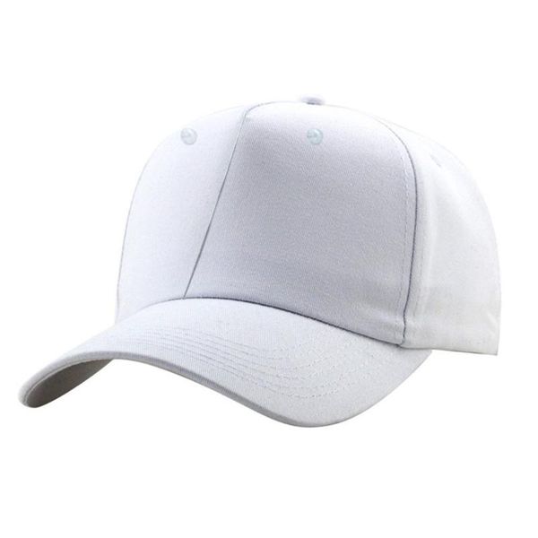 

outdoor hats baseball cap headdress hat solid color white diy gorra de bÃ©isbol con protecciÃ³n solar, Black;white