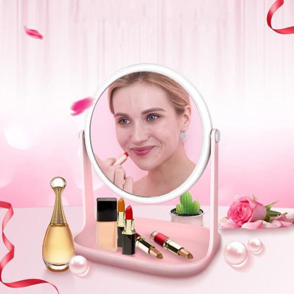 

bathroom storage & organization deskfill light makeup mirror box organizer lipstick jewelry rack cosmetic brush finisher