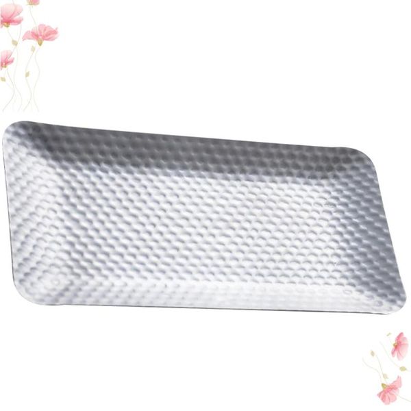 

kitchen storage & organization stainless steel towel tray rectangle dish serving multi-purpose plate