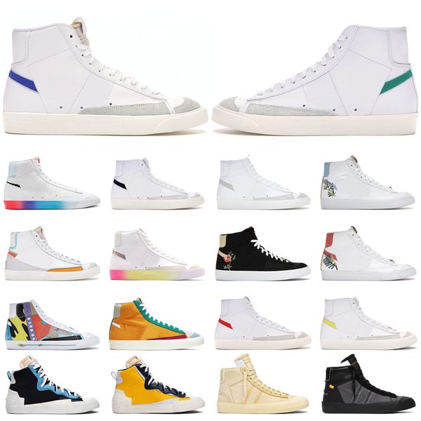 

shoes blazer mid 77 vintage women black white british tan pink foam racer blue magma orange iron grey mens platform sneakers