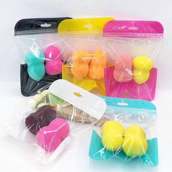 

500pcs colorfulplastic bag transparent jewelry bag gift plastic with zipper plastic pvc gift pouch with handle