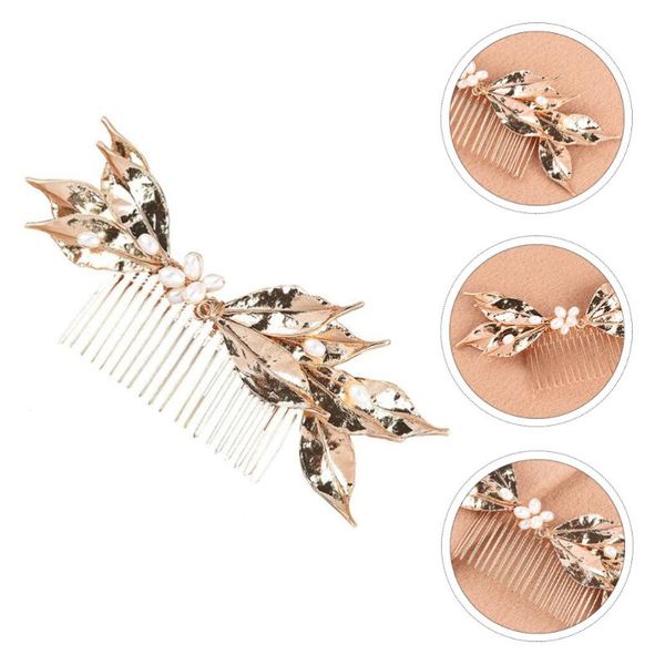 

hair brushes bridal bride leaf comb wedding pearls for and girls, Silver