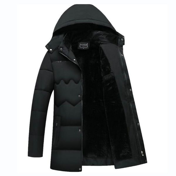 

black with a hood winter 2021 new hip hop fashion streetwear man jacket and man-made winded parkas dropshipping cswv