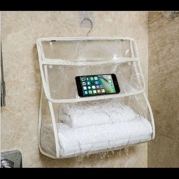 

storage bags bathroom clothing bag waterproof dormitory wall door rear hanging