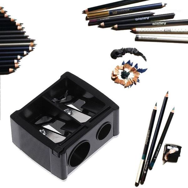 

eyebrow tools & stencils 2 holes cosmetic pencil sharpener for lip liner eyeliner pen tool