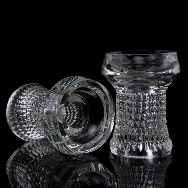 

1pc new glass crystal hookah bowl filter water