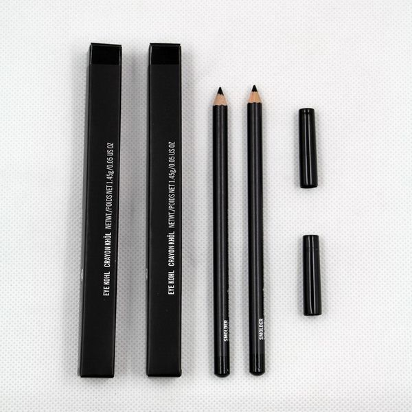 Crayon Smolder Eye Kohl Matita per eyeliner impermeabile di colore nero con scatola Facile da indossare Eyeliner per trucco cosmetico naturale a lunga durata
