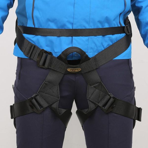 

cords, slings and webbing tree climbing harness mountaineering expansion rapid descent waist support half body safety belt survival equipmen