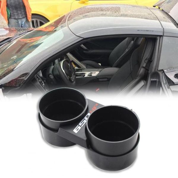 

convenient car cup holder durable easy to install abs dedicated car drink holder for corvette c7 14-20 17cmx8cmx5cm