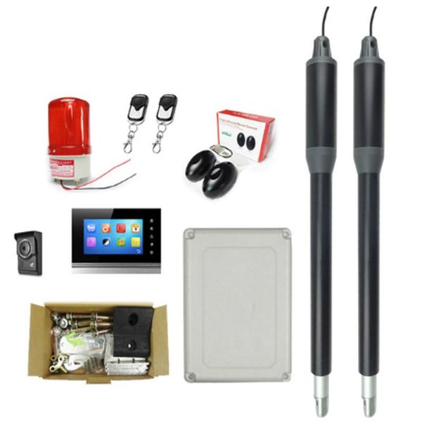 

automatic swing door gate actuator opener with video doorbell phone optional