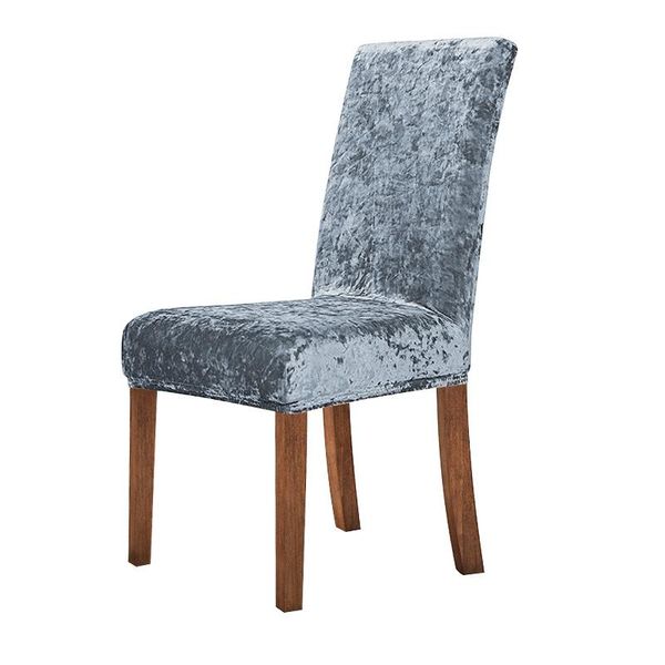 chair covers velvet dining cover elastic stretch slipcover