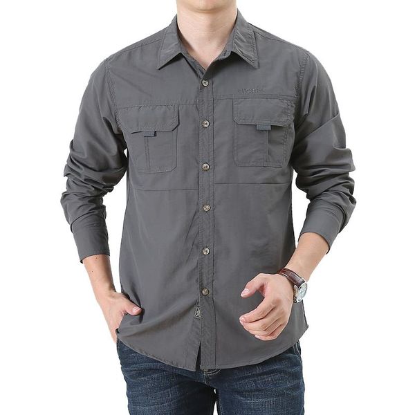 

autumn men fashion casual shirt polyester long sleeve army shirts camisa masculina outdoor tactical clothes plus size, White;black
