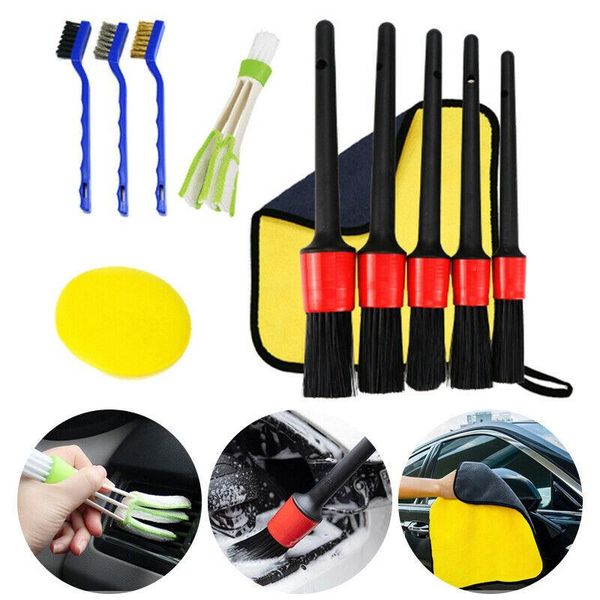 

car sponge wheel gap cleaning kit detailing brush pp useful 20/22.5/23/23/23cm