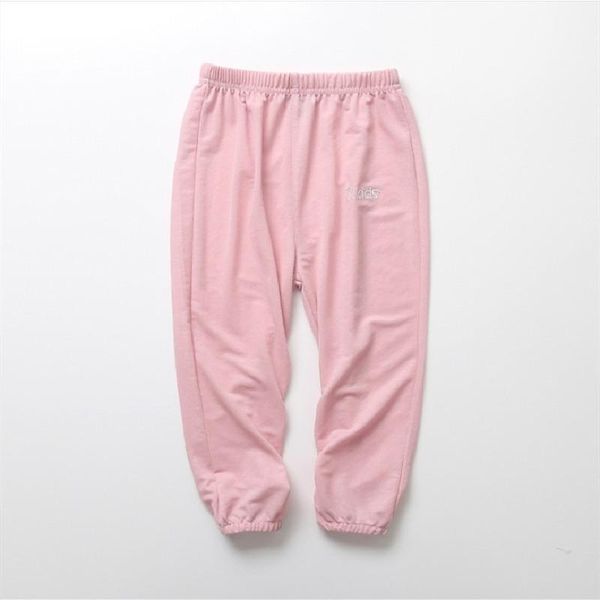 

bbd toddler pants summer selling boys girls pure cotton solid color thin loose trousers delicate infant 3-9 years clothes, Blue