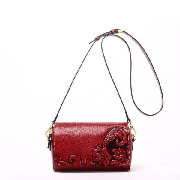 

evening bags cowhide bag 2021 messenger spring european and american fashion women's leather shoulder manufacturer wholesale