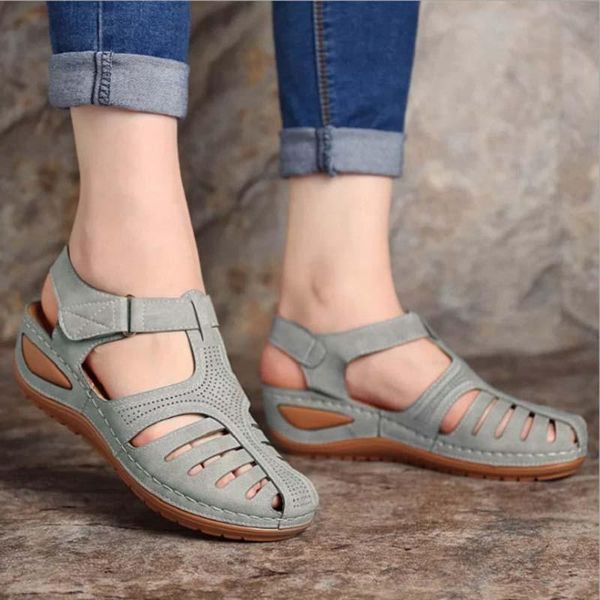 

women wedge shoes new fashion ladies sandals summer shoes for woman roman style female sandals women comfortable sandalias mujer, Black