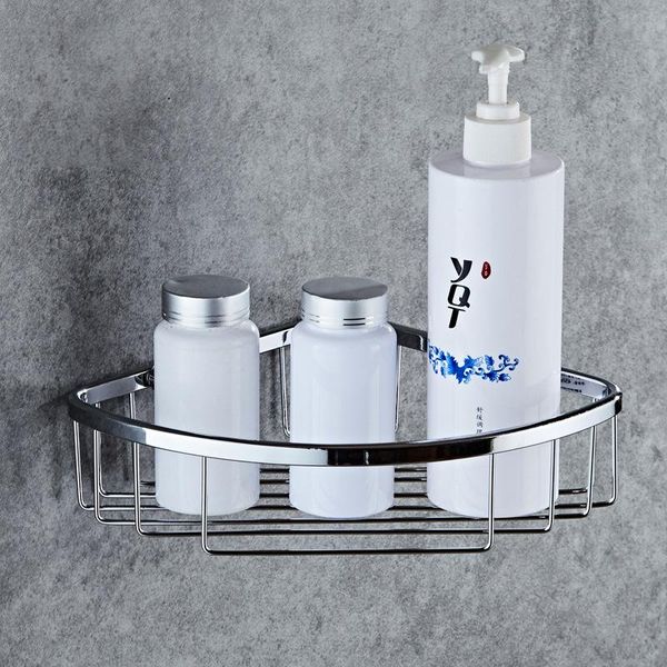 

bathroom shelves srj shelf 304 stainless steel chrome bathing tool placement rack bath products cosmetic storage