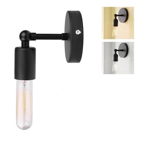

wall lamp modern loft light sconce industrial edison home lighting black wire holder e27 socket ac 85-240v