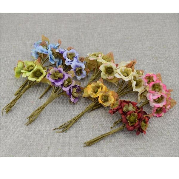 

artificial flower 6pcs/lot diy wreath wedding box decoration simulation of roses for home wedding bride wrist decoratio jllpqn