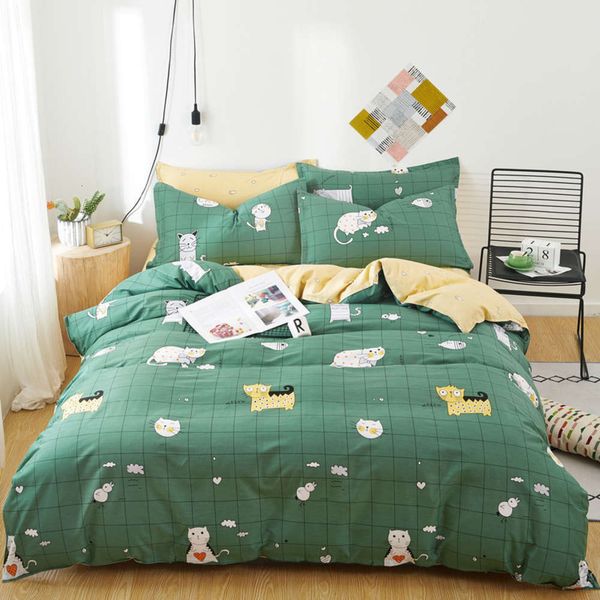 

12868 cotton 4-piece bedding 1.2 student dormitory cotton 3-piece gift
