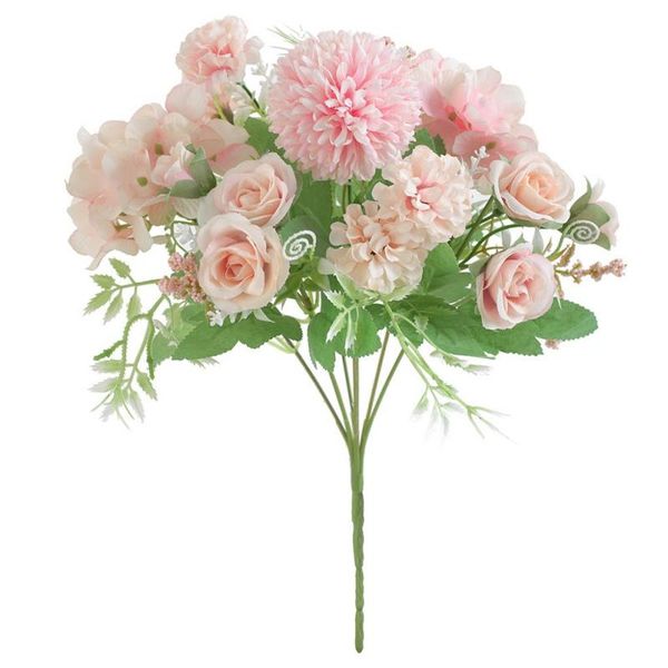 

decorative flowers & wreaths 7 heads artificial bouquet wedding decor