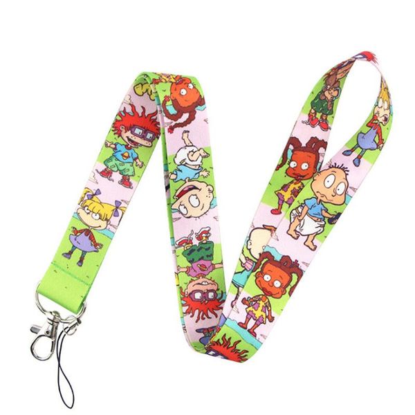 

cell phone straps & charms cartoon multifunction neck strap lanyard for keys usb id card badge holder necklace keychain mobile accessories