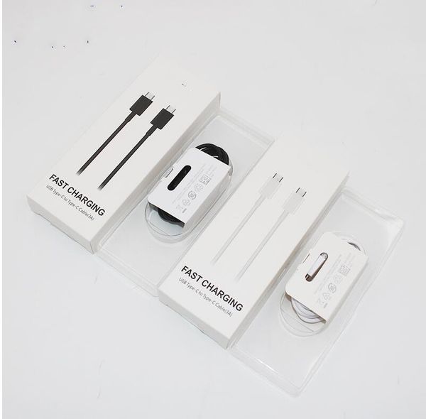 

original samsung galaxy note 10 pro s20 type c cable for note10 s20 + usb 3.0 25w pd usb type-c to type-c fast charger cable