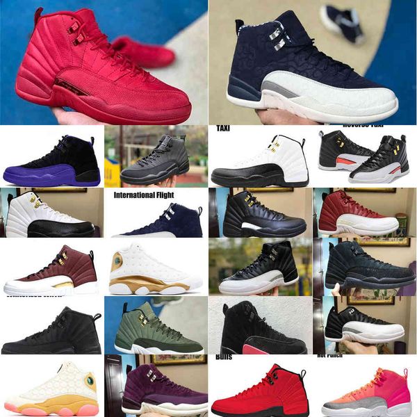 

[with box]12 jumpmanwool men basketball shoes 12s grey black man and women 12s sports sneakers women running shoes for men 42k1c7