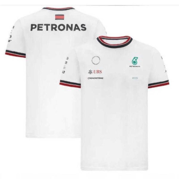 

petronas mercedes t shirts amg f1 men's lewis hamilton benz t-shirts formula one polo pit grand prix motorcycle fast dry riding team wo, White;black