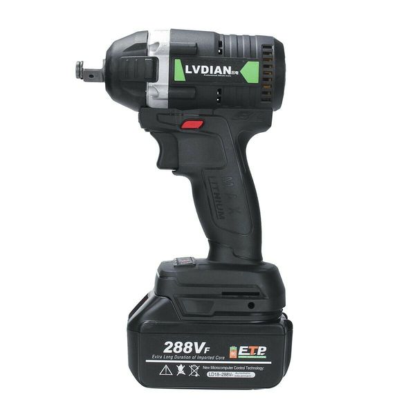 

new 288vf 630n.m 19800mah cordless brushless electric impact wrench drill