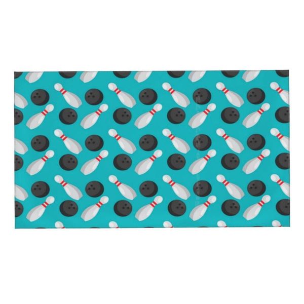 

towel bowling pattern | strike spare team league soft high quanlity sport washcloth retro ball alley bowl
