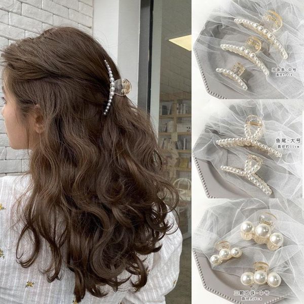 

hair accessories ruoshui 1pc 47 styles elegant pearl woman hairpin girl crab headwear hairgrip fashion barrettes