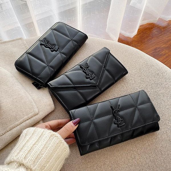 

wallets wallet long style for women fashion large capacity multi-function women's handbag, Red;black