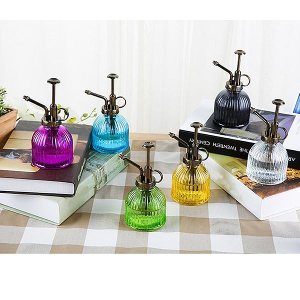 

watering equipments vintage decorative valentine's day present retro water spray gardening supplies 6.5" 11oz pump glass bottle