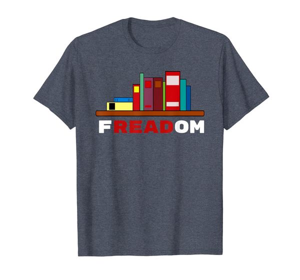 

Freadom - I Read Banned Books T-Shirt, Mainly pictures