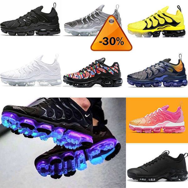 

2022 tn plus running shoes women men triple black white pink rise regency purple lemon lime volt mens trainers sports sneakers 36 -47 y