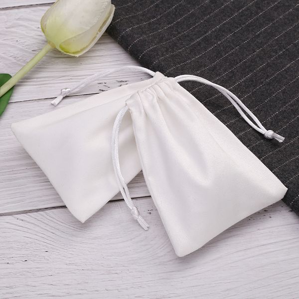 

black flannel pouches bags for 925 sterling silver charm bead necklace earrings ring pendant jewelry packaging handmade new arrival velvet g, Pink;blue