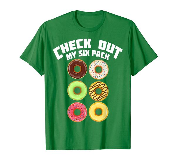 

cute check out my six pack doughnut abs shirt boys girls, White;black