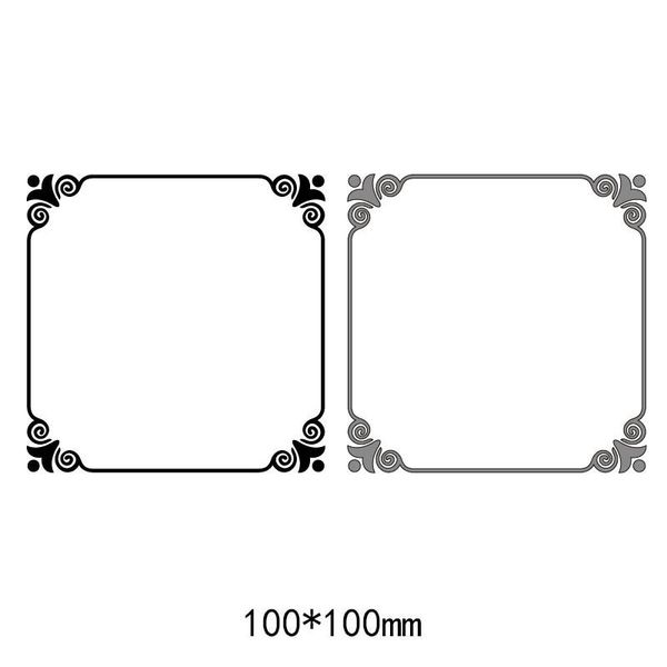 

painting supplies square lacework frame metal cutting dies for diy scrapbooking paper craft handmade cut frames and covers stamps