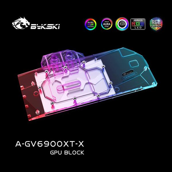 

bykski a-gv6900xt-x pc water cooling radiator gpu cooler video graphics card water block for gigabyte radeon rx6900xt gaming oc
