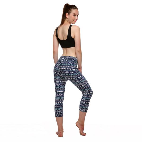 

women's leggings 2021 women workout out printing pants fitness sports gym running athletic cropped casual trousers a#25, Black