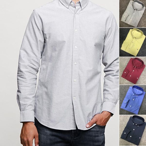 

men's casual shirts gan homme oxford 100% cotton camisa masculina men long sleeve fashion hombre chemises, White;black