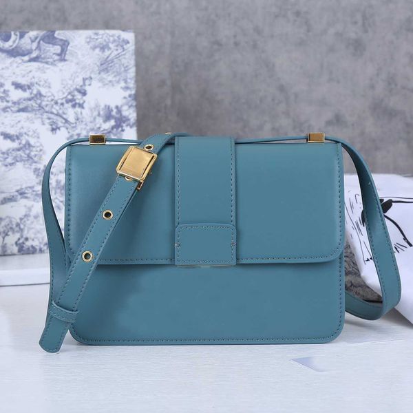 

luxury designer flip messenger bag multi color genuine leather fashion urban women's simple atmosphere handbag evening style