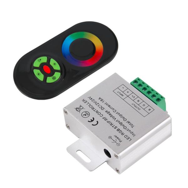 

rf touch panel wireless remote controller for rgb led strip light dc 12v/24v