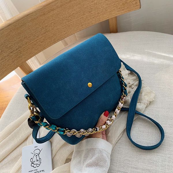 

ladies shoulder metal chain wallet clutch underarm square pu leather handbag large capacity travel bag c0225