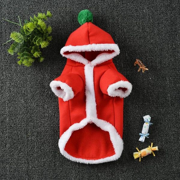 

dog apparel winter thicken christmas coat decoration costume pet supplies soft warm cloth costumes funny elk clot