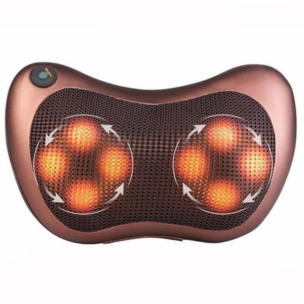 

massage gun four-head eight head and cervical spine multi-purpose infrared waist back neck massager vehicle-mounted home use pillow