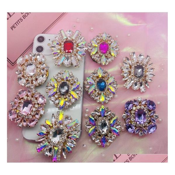 

universal rhinestone car glitter bling phone holder for smart phone grip stand sockets tablets for iphone x samsung uozyq co9bd