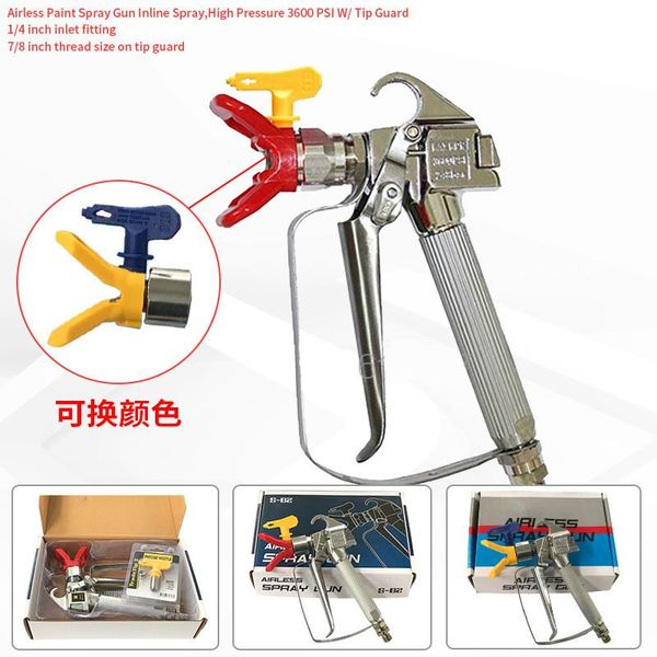 

professional spray guns high pressure airless spraying machine gun latex paint nozzle seat set accessories